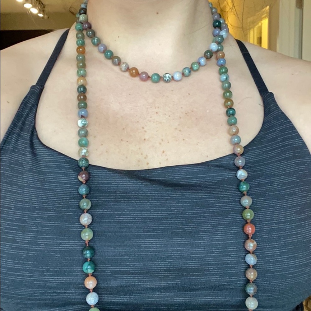Multi-colored beaded necklace